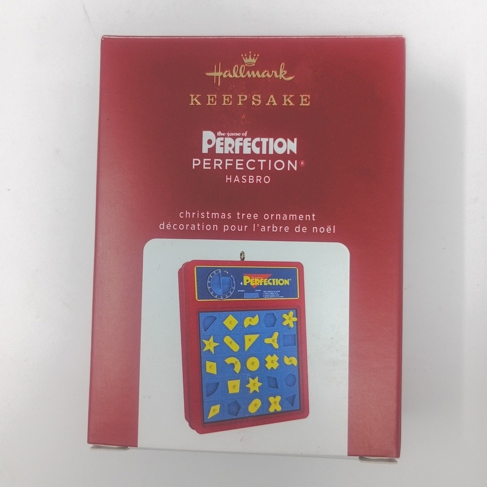 2020 Hallmark Keepsake Ornament Hasbro The Game of Perfection Retro Board Game